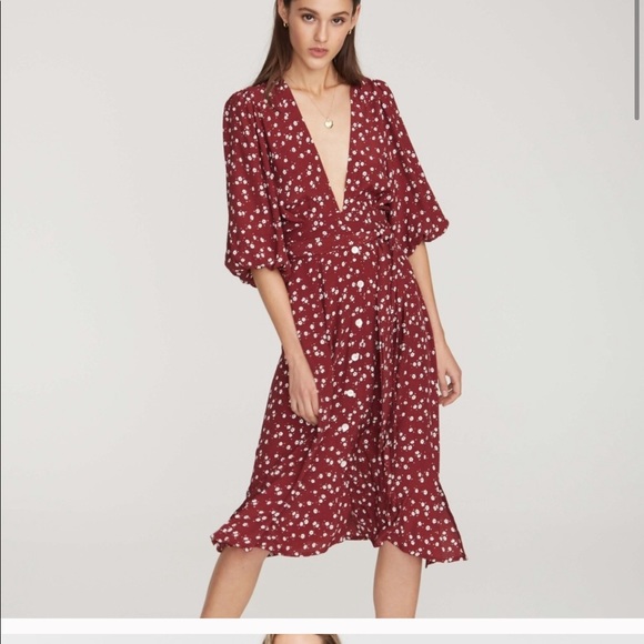 FLASH SALE Faithful TB  ❤️ Chloe Midi Dress XS - Picture 2 of 7